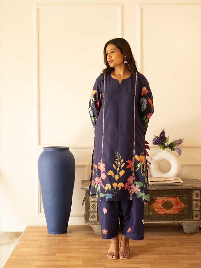 Sunburst Petal Linen Coord Set | AM to PM Collection